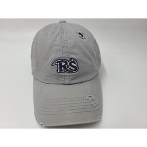 Reign Sports Authentic Athletic Distressed Strapback Adjustable Hat Cap Men Gray